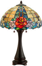 Meyda Green 138121 - 25"H Rose Vine Table Lamp