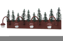 Meyda Green 142629 - 35" Wide Spruce Pine Vanity Hardware