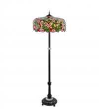 Meyda Green 148875 - 62" High Tiffany Cherry Blossom Floor Lamp