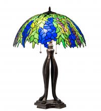 Meyda Green 149748 - 30" High Tiffany Honey Locust Table Lamp