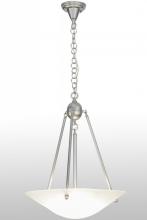 Meyda Green 151736 - 20"W Revival Frosted Deco Ball Inverted Pendant