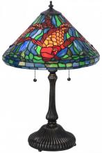 Meyda Green 154003 - 24.5"H Tiffany Koi Table Lamp