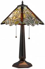 Meyda Green 154481 - 24.5"H Glasgow Bungalow Table Lamp