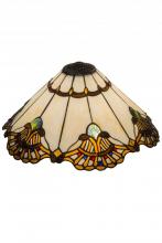 Meyda Green 157062 - 20" Wide Shell with Jewels Shade