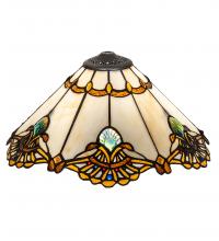 Meyda Green 157065 - 16" Wide Shell with Jewels Shade