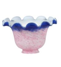 Meyda Green 15969 - 7"W Fluted Bell Pink and Blue Shade