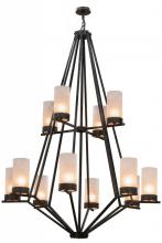 Meyda Green 162559 - 60"W Galen 12 LT Two Tier Chandelier