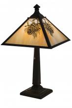 Meyda Green 181590 - 23.5"H Winter Pine Table Lamp