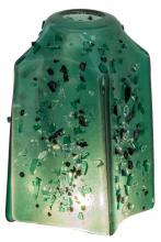 Meyda Green 19929 - 4"Sq Metro Fusion Seaglass Draped Shade