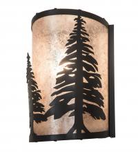 Meyda Green 200683 - 8" Wide Tall Pines Wall Sconce