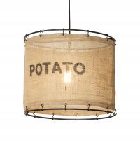 Meyda Green 216780 - 16" Wide Empire Potato Sack Pendant