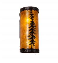 Meyda Green 217915 - 5" Wide Tall Pines Wall Sconce