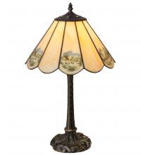 Meyda Green 218838 - 21" High Americana Table Lamp
