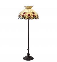 Meyda Green 228098 - 62" High Roseborder Floor Lamp