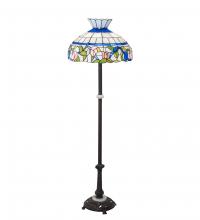 Meyda Green 228512 - 62" High Rose Vine Floor Lamp