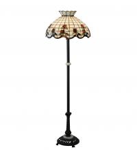 Meyda Green 228514 - 62" High Roseborder Floor Lamp