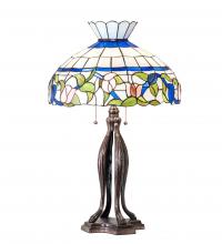 Meyda Green 228803 - 31" High Rose Vine Table Lamp