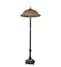 Meyda Green 229070 - 62" High Tiffany Fishscale Floor Lamp