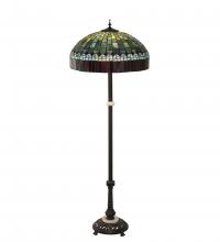 Meyda Green 229127 - 62" High Tiffany Candice Floor Lamp