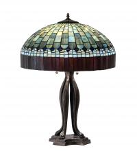 Meyda Green 229128 - 30" High Tiffany Candice Table Lamp