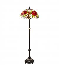 Meyda Green 230195 - 62" High Renaissance Rose Floor Lamp