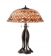 Meyda Green 230385 - 30" High Fishscale Table Lamp