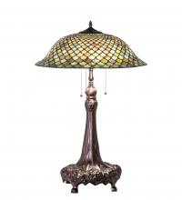 Meyda Green 230465 - 31" High Tiffany Fishscale Table Lamp