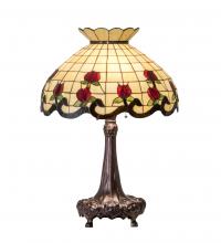 Meyda Green 230474 - 33" High Roseborder Table Lamp