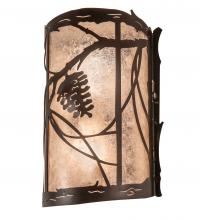 Meyda Green 231469 - 10" Wide Whispering Pines Wall Sconce