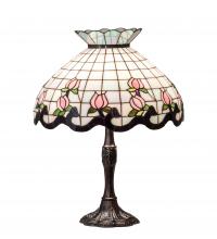 Meyda Green 232791 - 26" High Roseborder Table Lamp