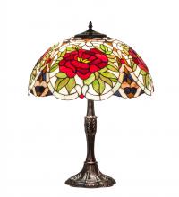 Meyda Green 232798 - 26" High Renaissance Rose Table Lamp