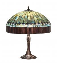 Meyda Green 232801 - 26" High Tiffany Candice Table Lamp