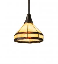 Meyda Green 236479 - 8" Wide Topridge Mini Pendant