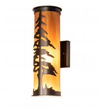 Meyda Green 237938 - 5.5" Wide Tall Pines Wall Sconce