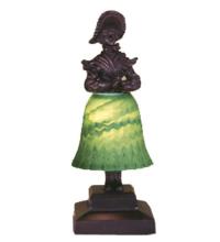 Meyda Green 24094 - 13.5"H Silhouette Prairie Lady Accent Lamp