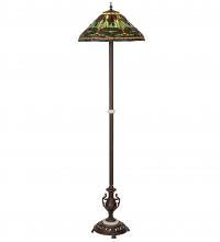 Meyda Green 242832 - 71" High Tiffany Dragonfly Floor Lamp