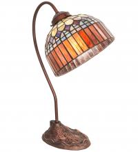 Meyda Green 247797 - 18" High Tiffany Candice Desk Lamp