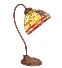 Meyda Green 247825 - 18" High Pinecone Desk Lamp