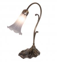 Meyda Green 251846 - 15" High Grey Pond Lily Accent Lamp
