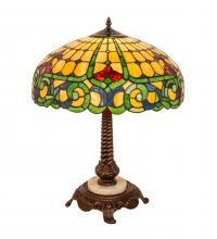 Meyda Green 251962 - 23" High Duffner & Kimberly Colonial Table Lamp