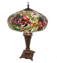 Meyda Green 253024 - 26" High Tiffany Peony Table Lamp