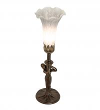 Meyda Green 253423 - 15" High Gray Nouveau Lady Accent Lamp