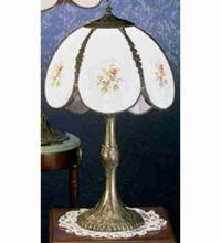 Meyda Green 26817 - 22"H Rose Bouquet Table Lamp