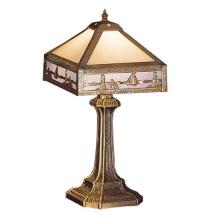 Meyda Green 26836 - 19" High Sailboat Mission Accent Lamp