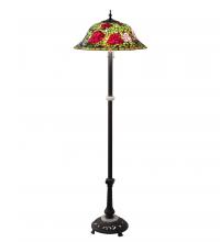 Meyda Green 27821 - 62" High Tiffany Rosebush Floor Lamp