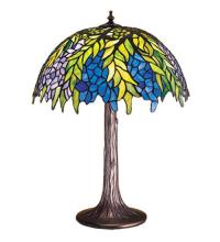 Meyda Green 30541 - 23"H Tiffany Honey Locust Table Lamp
