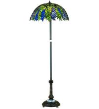 Meyda Green 31113 - 60"H Tiffany Honey Locust Floor Lamp