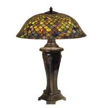 Meyda Green 31115 - 30"H Tiffany Fishscale Table Lamp