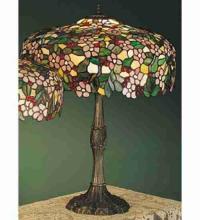 Meyda Green 31148 - 26" High Tiffany Cherry Blossom Table Lamp
