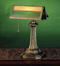 Meyda Green 31300 - 13" High Gothic Mission Banker's Lamp